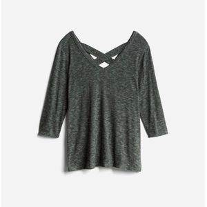 Kaleigh Top in dark green
